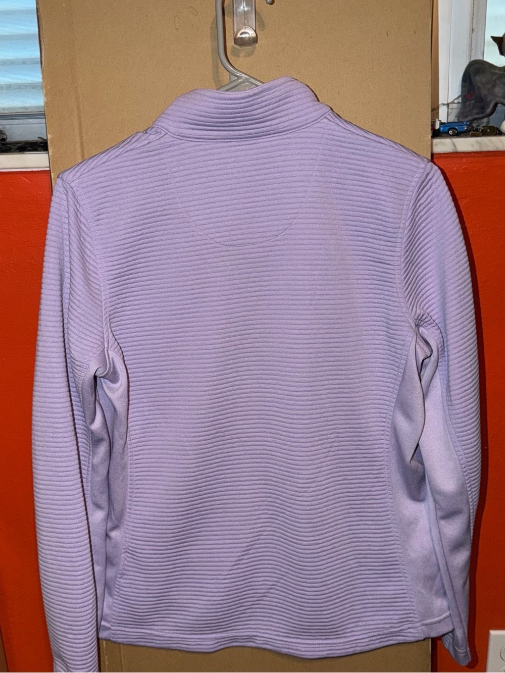 Pebble Beach Lavender Ribbed Zip-Front Jacket - Picture 5 of 5